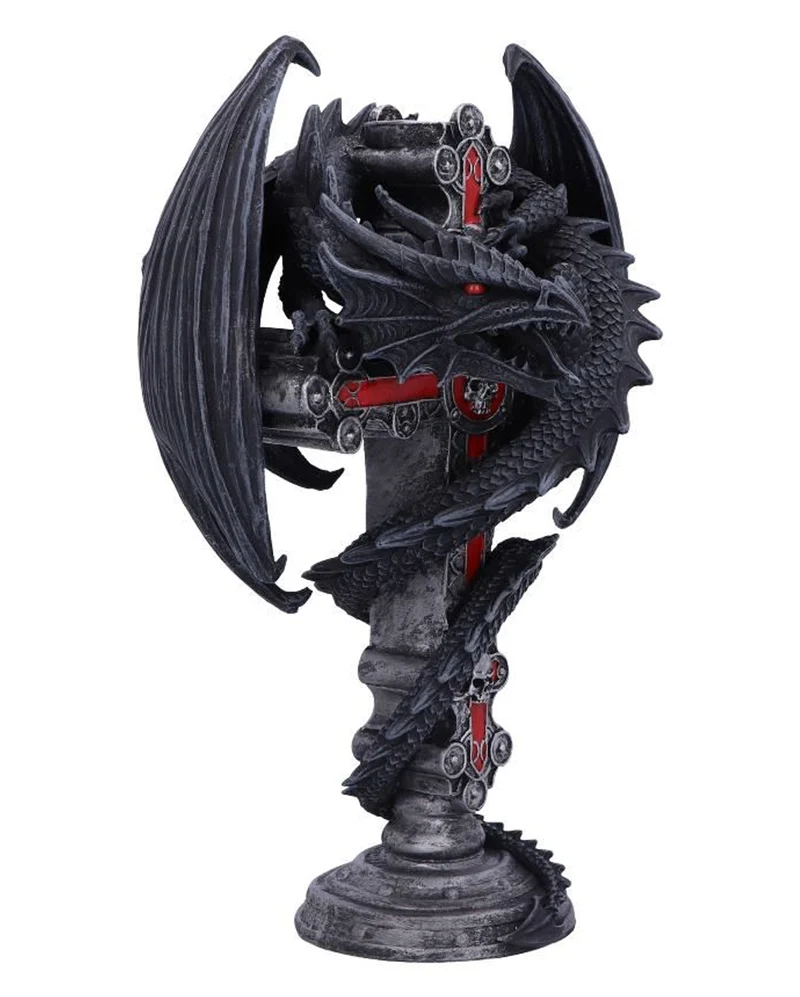 Gothic Guardian Kerzenständer 26,5cm