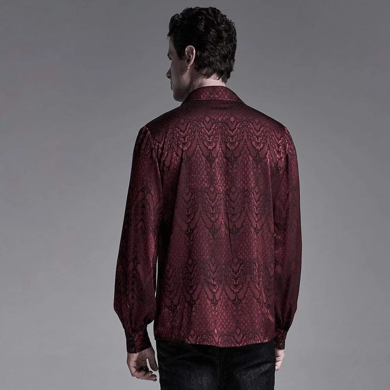 Herren Gothic Snakeskin Strappy Shirts