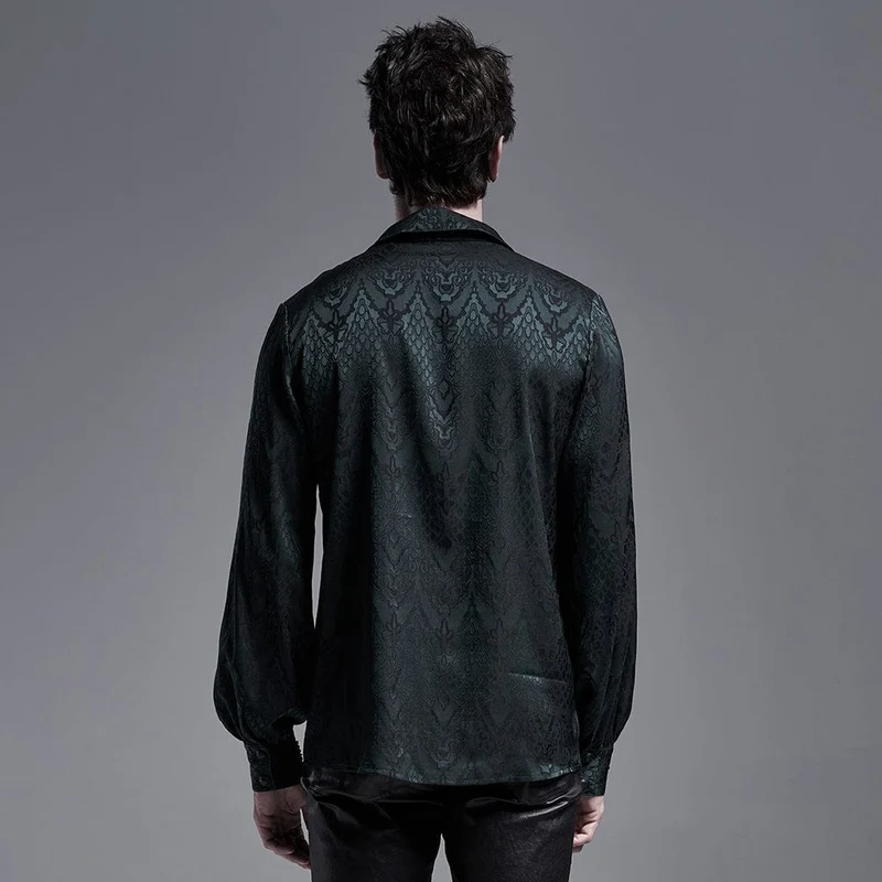 Herren Gothic Snakeskin Strappy Shirts