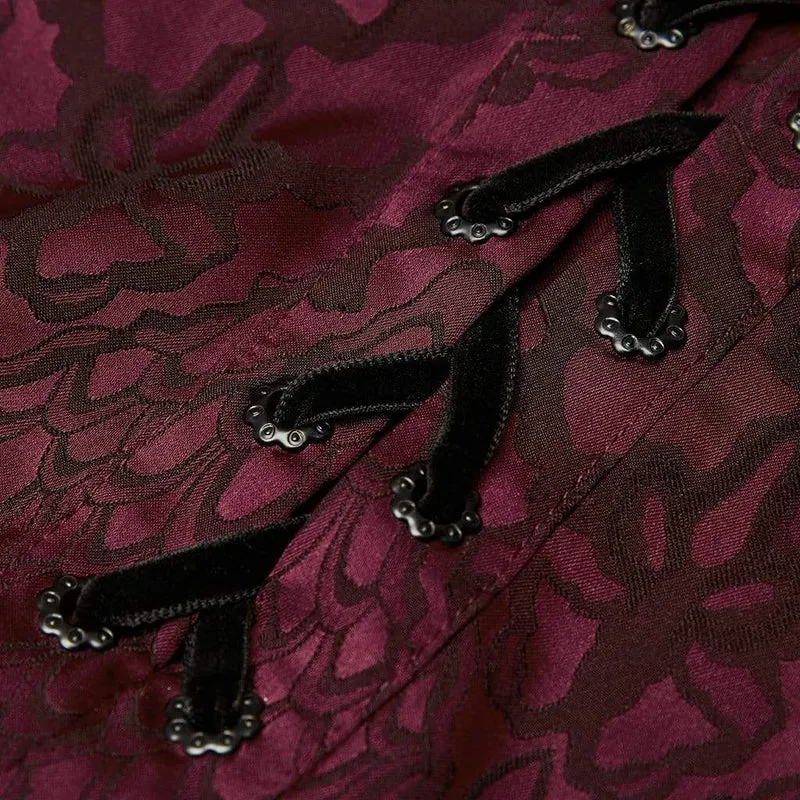 Herren Gothic Snakeskin Strappy Shirts