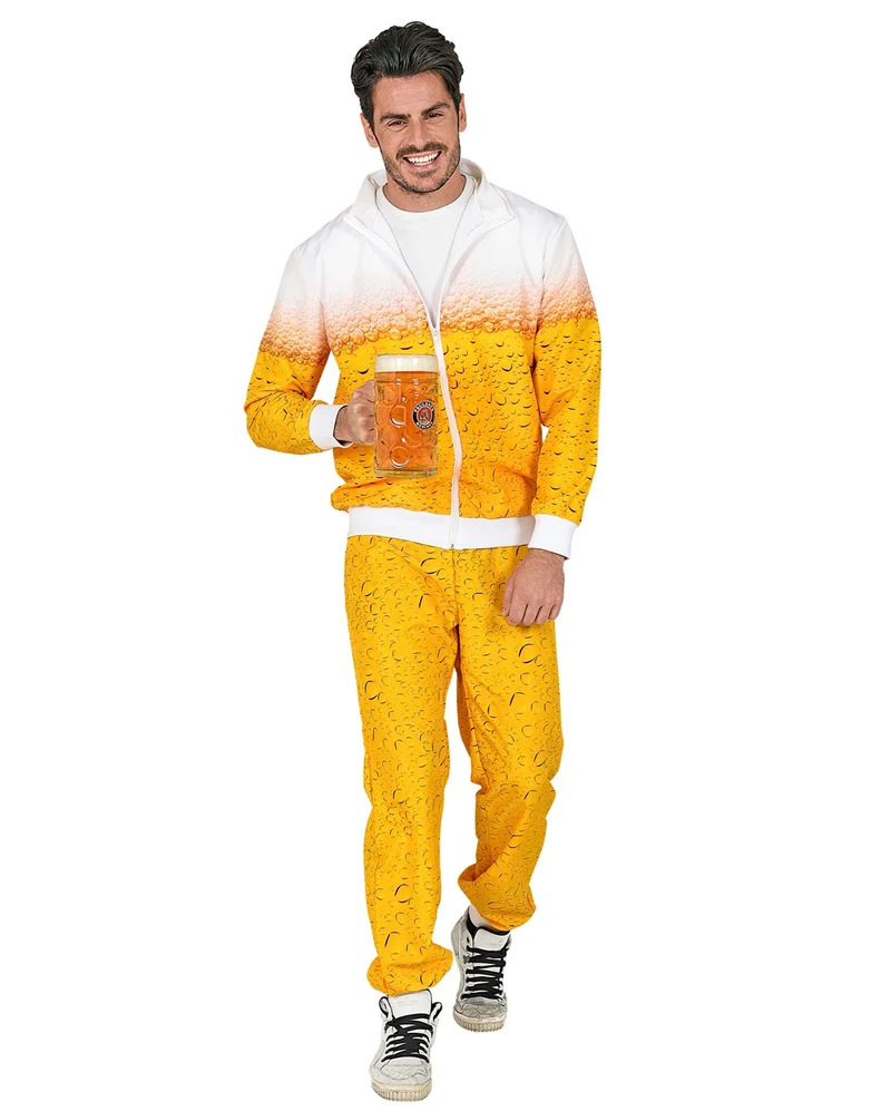 80er-Jahre Bier Jogginganzug für Sie & Ihn