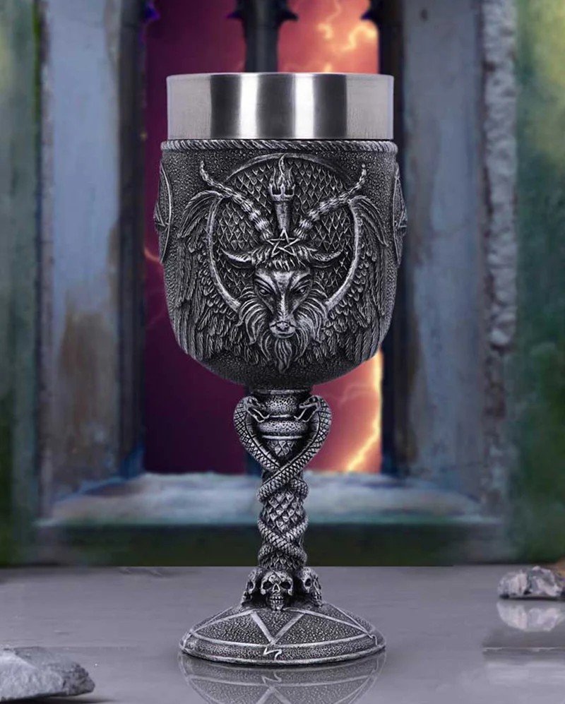 Baphomet Kelch 17,5cm
