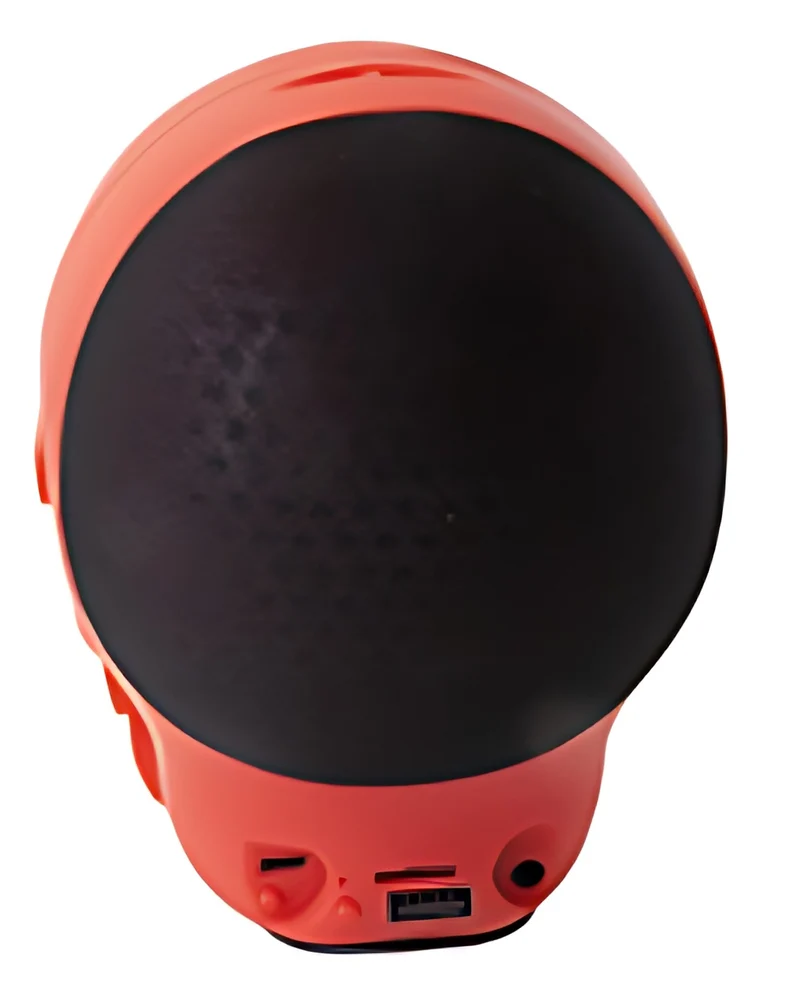 Roter Totenkopf Lautsprecher 13cm