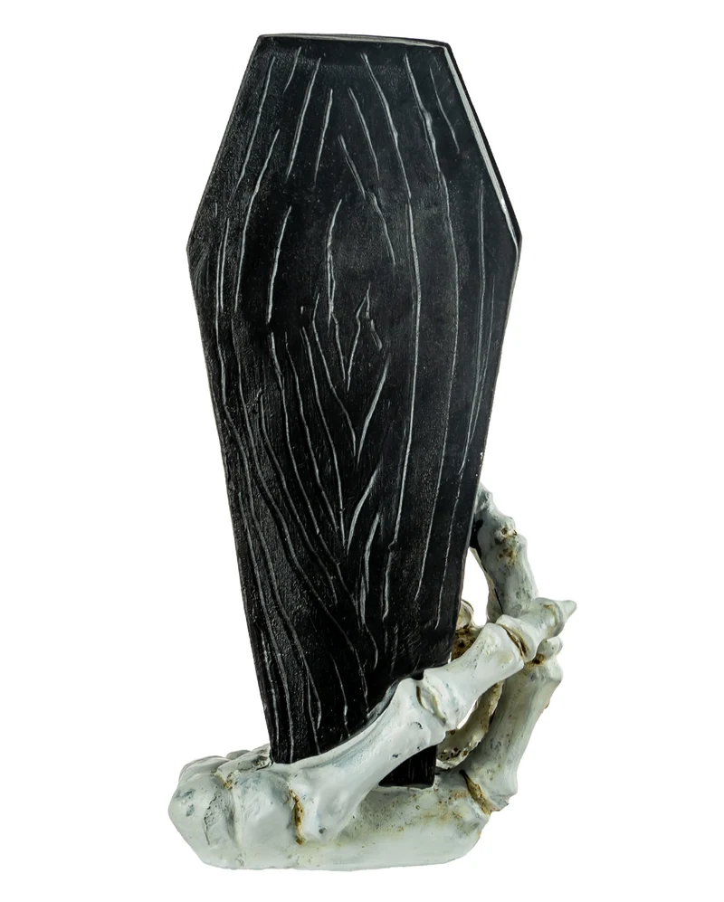 Skeletthand & Sarg Dekofigur 25cm