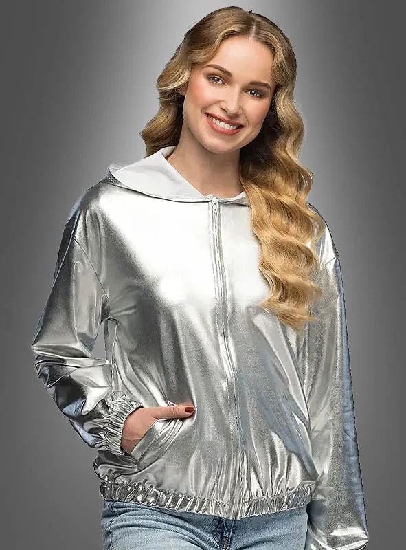 Disco Blouson Damen gold oder silber