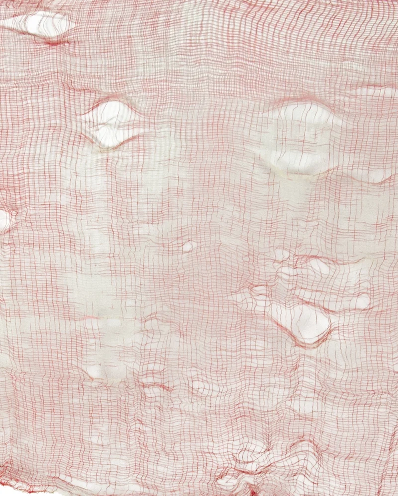Dekonetz mit Blutflecken 180x70cm