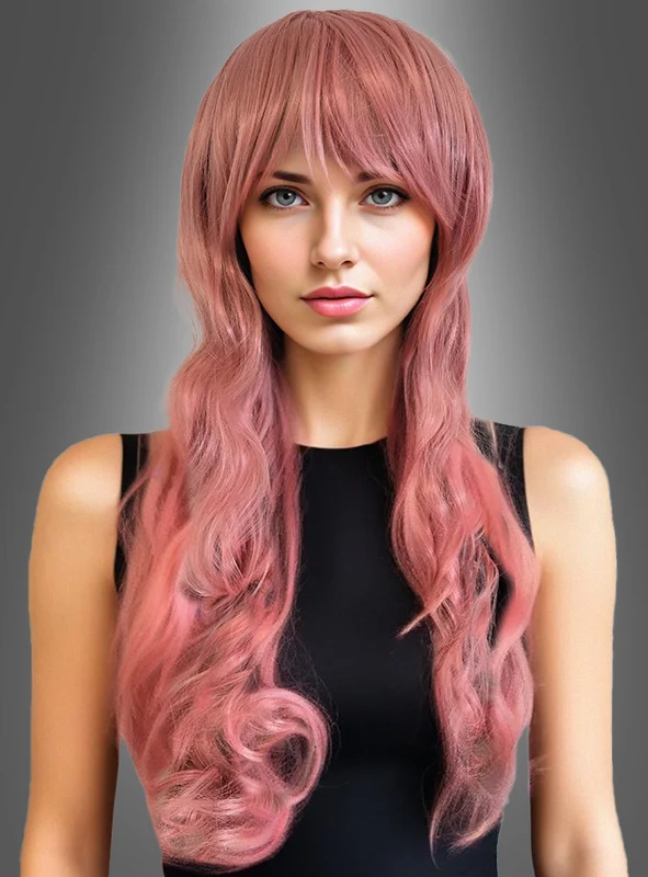 Langhaar Lockenperücke 80cm Godiva