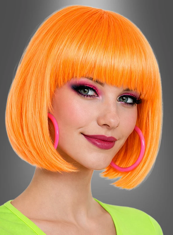 Farbenfrohe Foxy Neon Bobfrisur