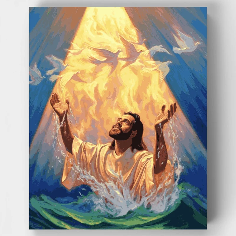 Baptism of Jesus - Paint by Numbers Kit