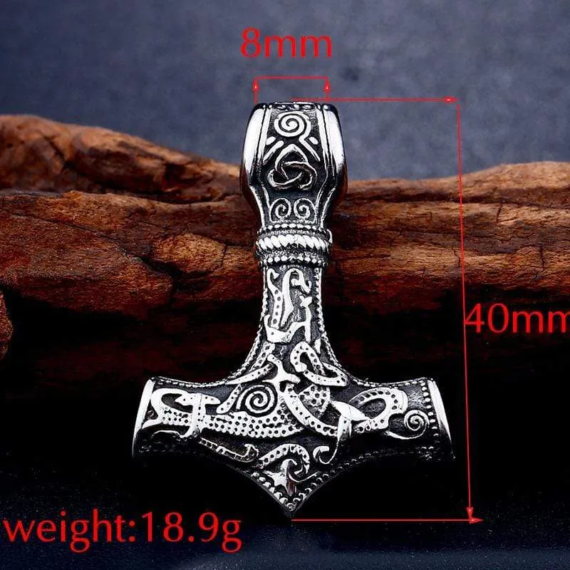 Herren Punk Rirate Symbol Halsketten