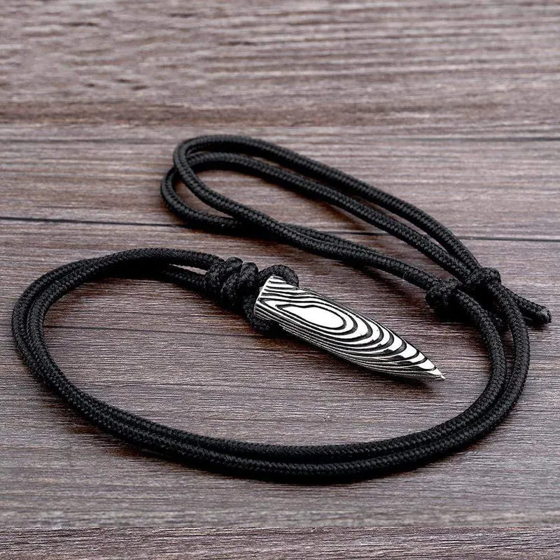 Herren Punk Bullet Halsketten
