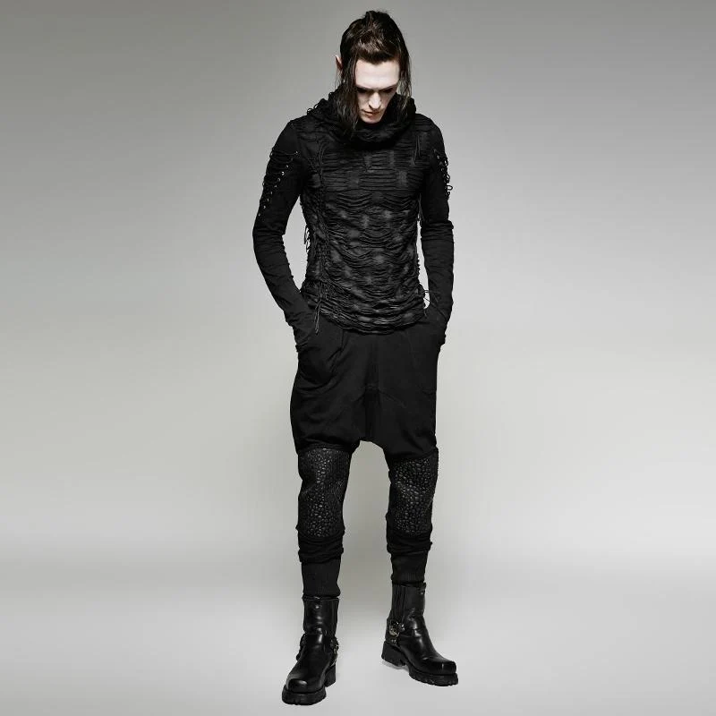 Herren Ripped Hole Kapuzenpullover