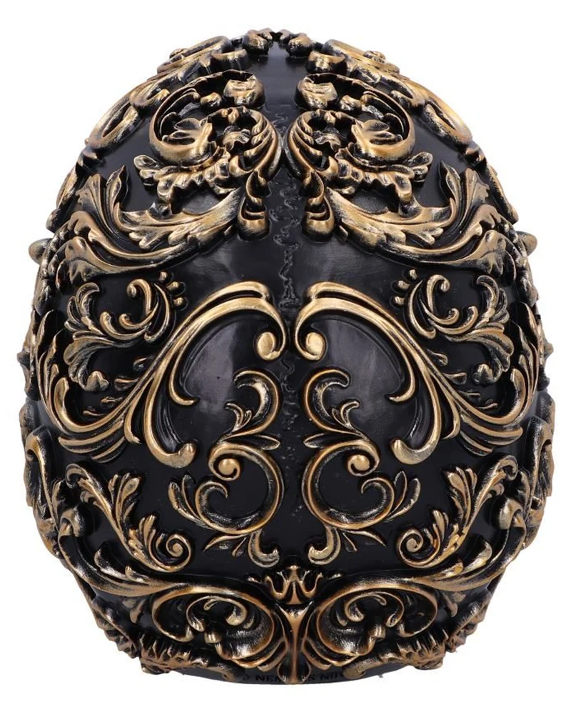 Renaissance Black & Gold Totenkopf 19cm