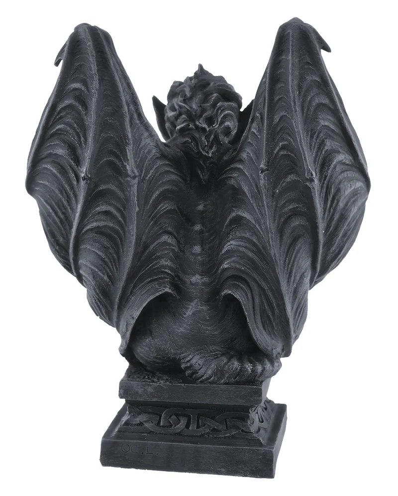 Brüllender Gargoyle mit Schwingen 18cm