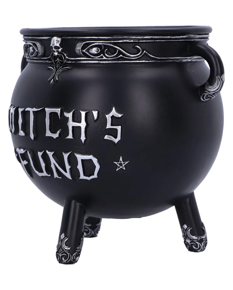 Hexenkessel Spardose "Witches Fund" 16,5cm