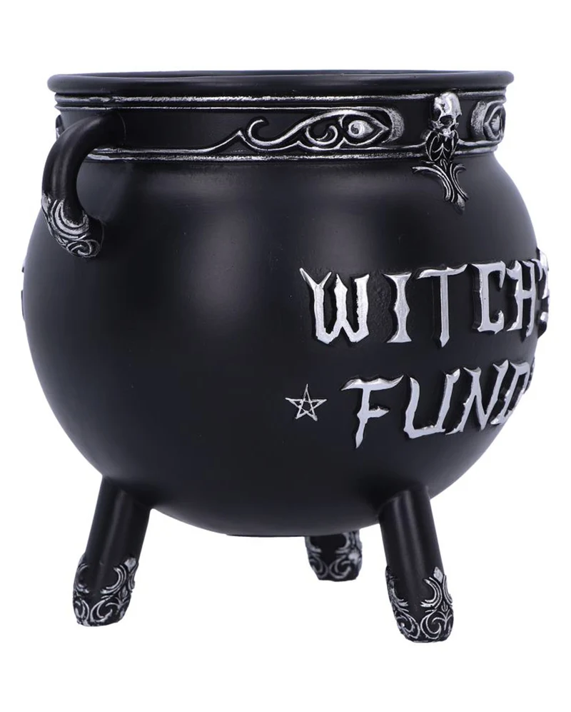 Hexenkessel Spardose "Witches Fund" 16,5cm
