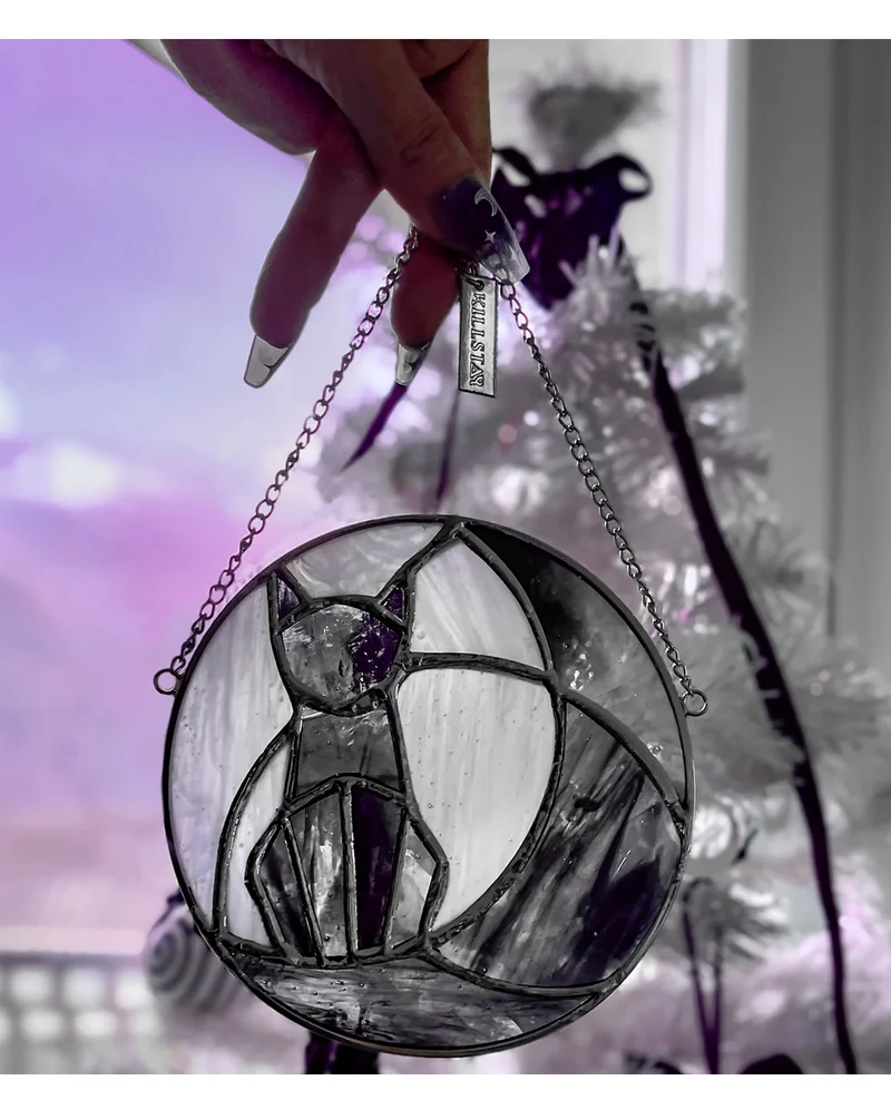 KILLSTAR Luna Glas Wandbild