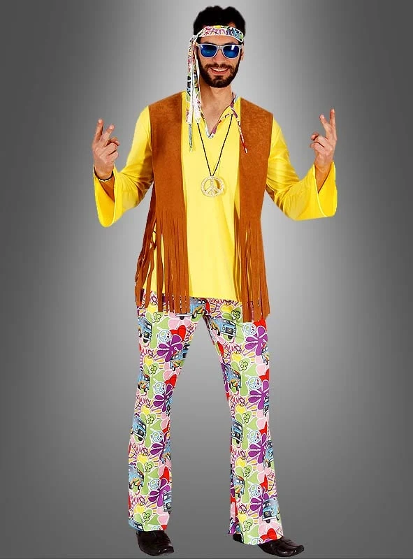 70er Jahre Hippie Bernd Herrenkostüm