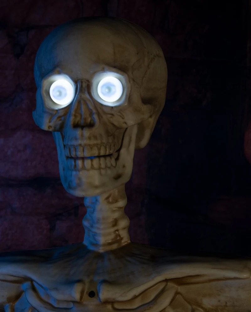 Scary Skelett Halloween Animatronic 150cm