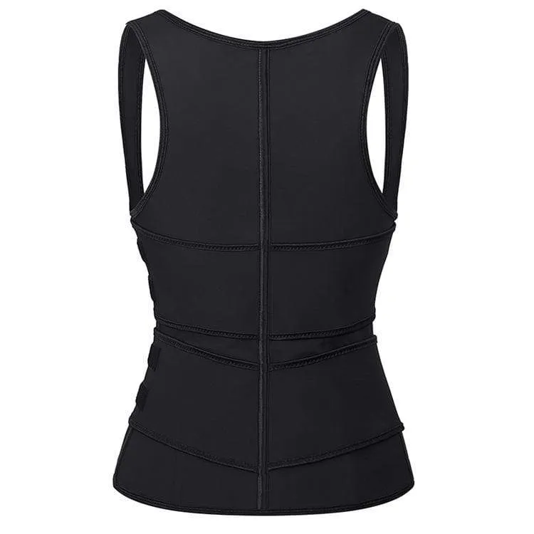 Frauen Doppelhaken und Schleife Tank Underbust Korsetts Haken