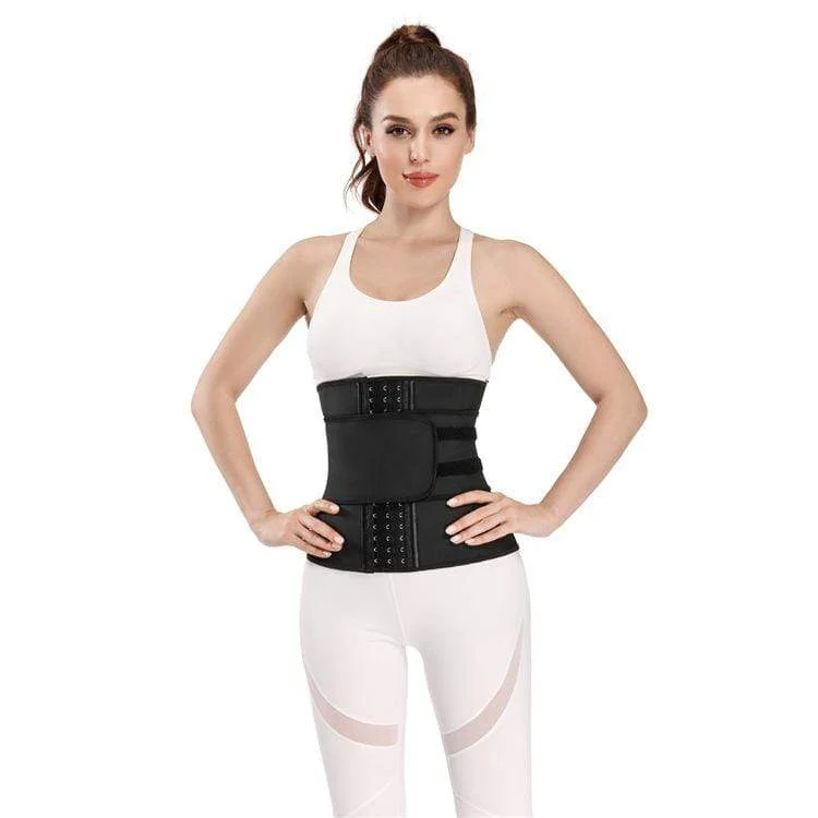 Damen Gothic Shaper Reißverschluss / Haken Latex Underbust Korsetts