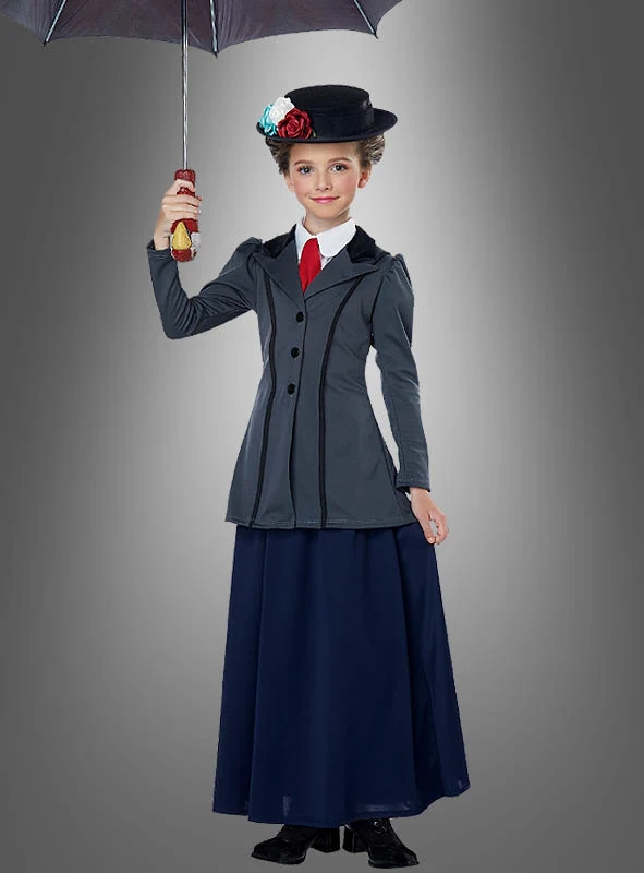 Englische Nanny Mary Kinderkostüm