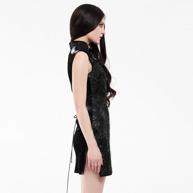Damen Gothic Cheongsam Slim Fitted Kleider