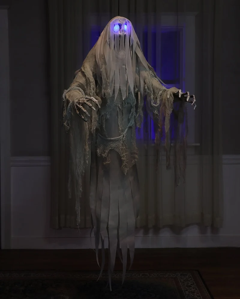 Screaming Ghost Hängefigur mit Licht & Sound 150cm