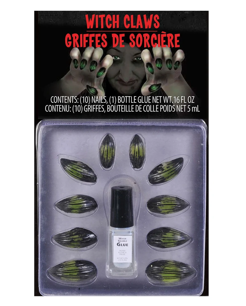 Spitze Hexen Fingernägel