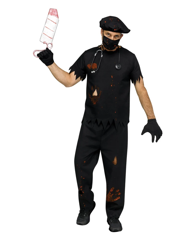 Blutiger Horror Chirurg Unisex Kostüm