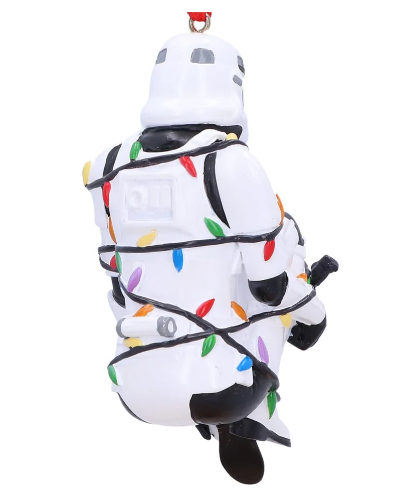 Star Wars Stormtrooper in Lichterkette Weihnachtskugel 9cm