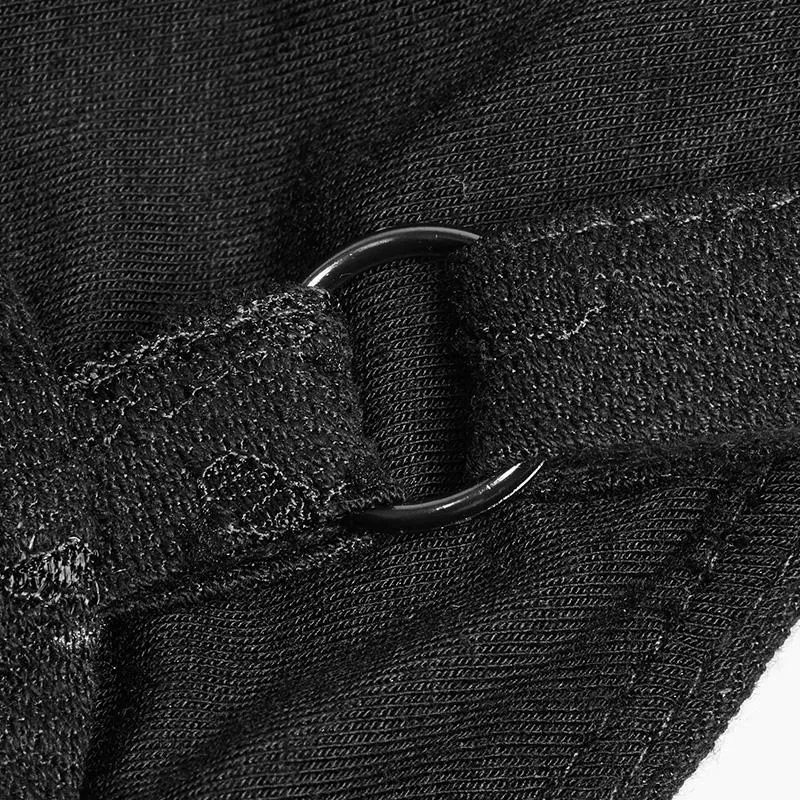 Frauen Punk bedrucktes Kleid