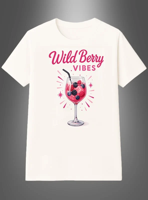 Cocktail T-Shirt Wild Berry Vibes