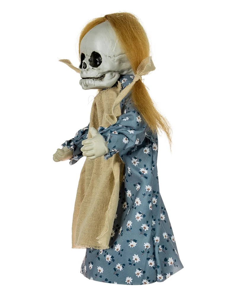 Hüpfendes Totenkopf Baby Girl mit Light & Sound 28cm