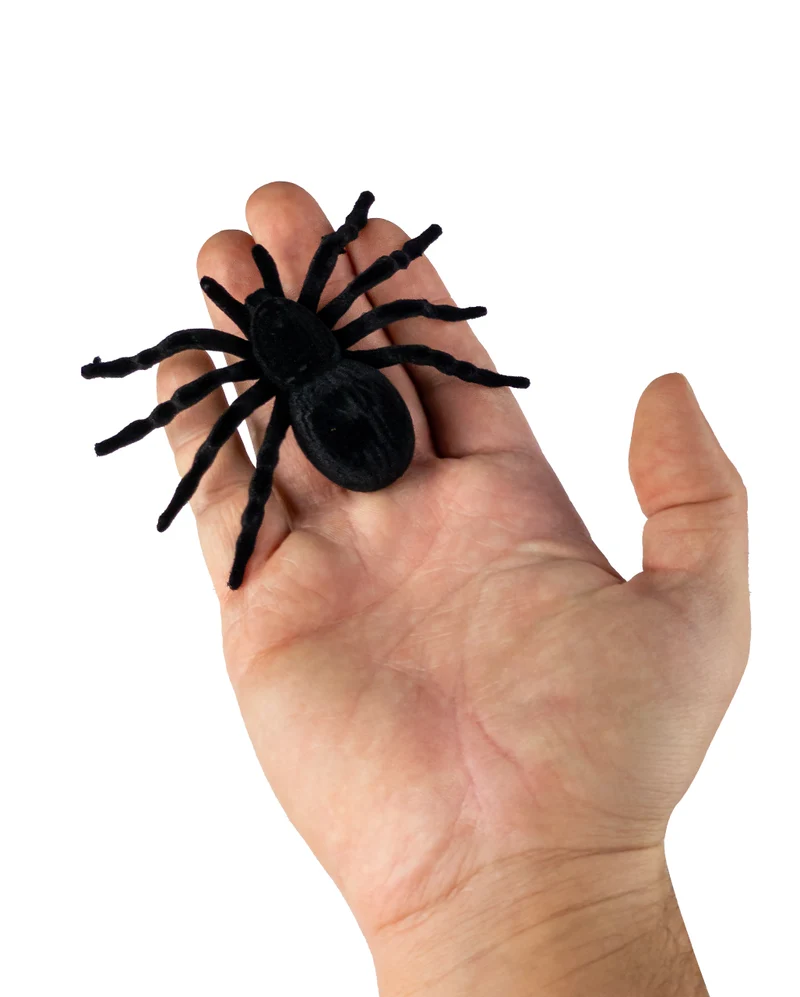 Haarige Halloween Spinnen 4 St.