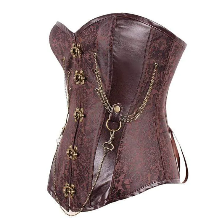 Steampunk Mehrketten-Overbust-Korsetts für Damen