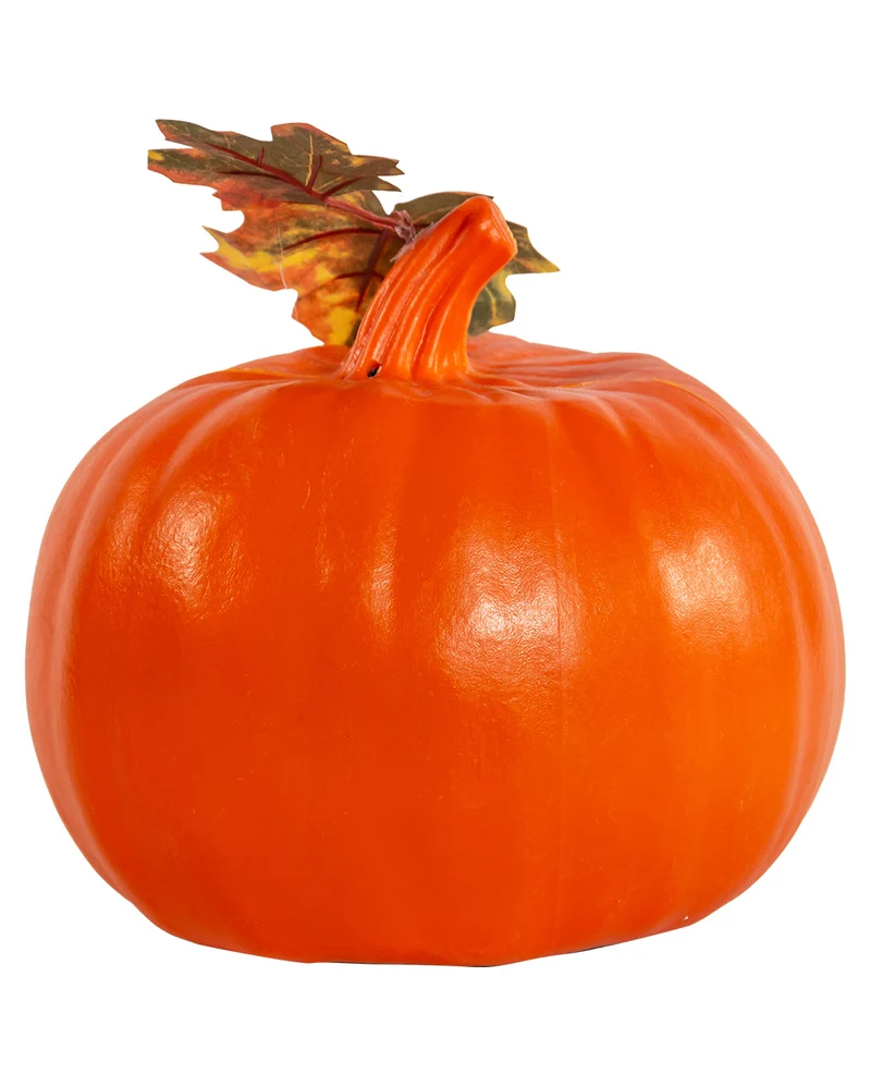 Sprechender Kürbis mit Jack O'Lantern Gesicht 23cm