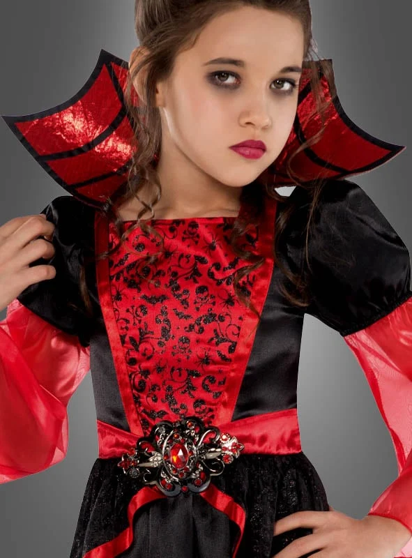 Vampirgräfin Kostüm für Mädchen