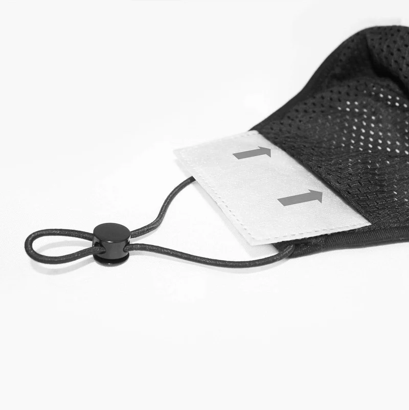 Unisex Gothic Solid Smooth Fold Masken mit Einwegfiltereinsatz XNUMXer-Set
