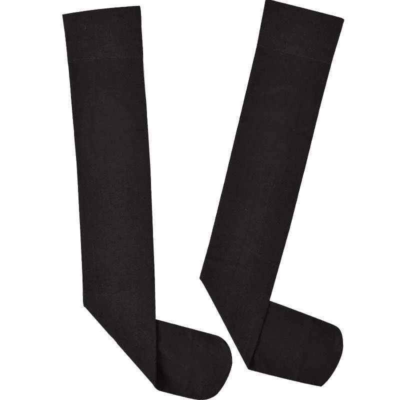 Damen Gothic Fleece Oberschenkel High Socks