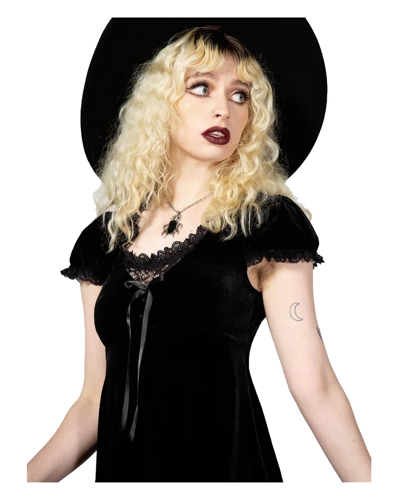 KILLSTAR Heather Babydoll Kleid Schwarz