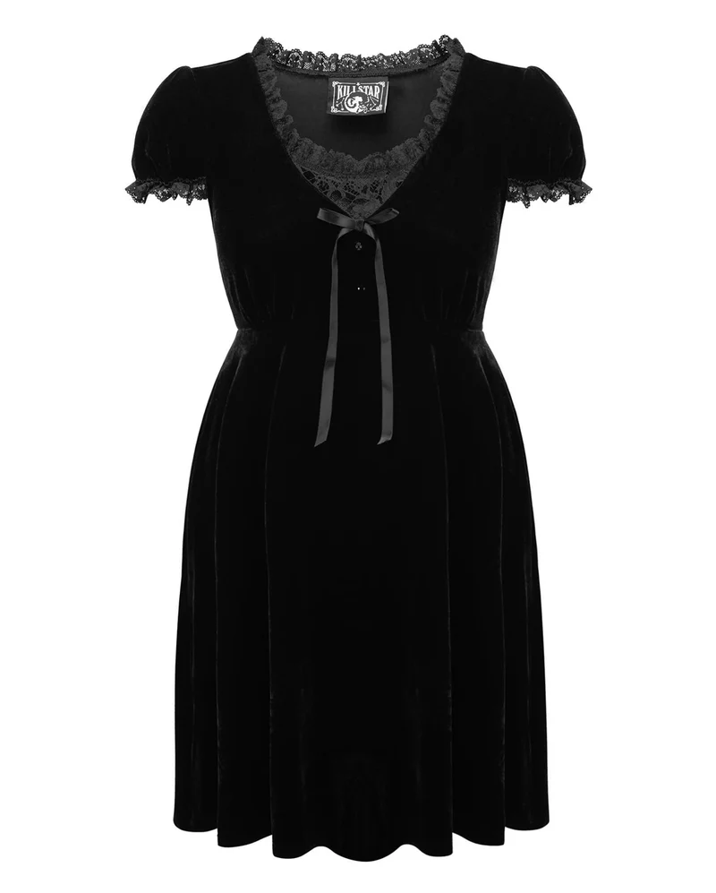 KILLSTAR Heather Babydoll Kleid Schwarz