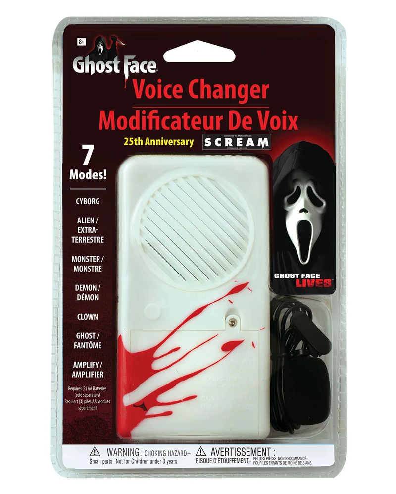 Ghost Face 25th Anniversary Deluxe Stimmverzerrer