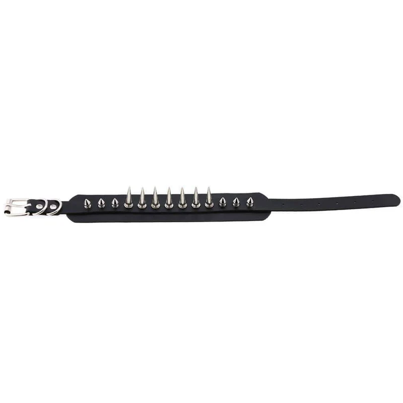 Damen Punk Long Rivets Halsreifen