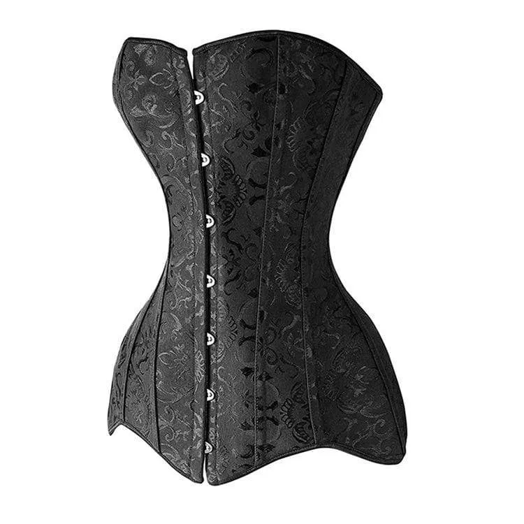 Frauen Gothic Floral Overbust Korsetts