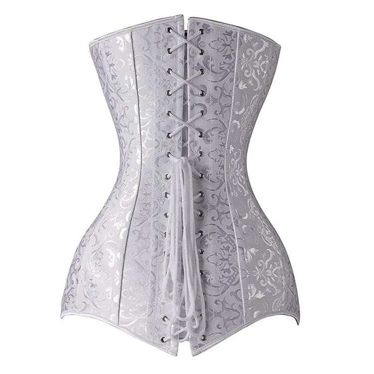 Frauen Gothic Floral Overbust Korsetts