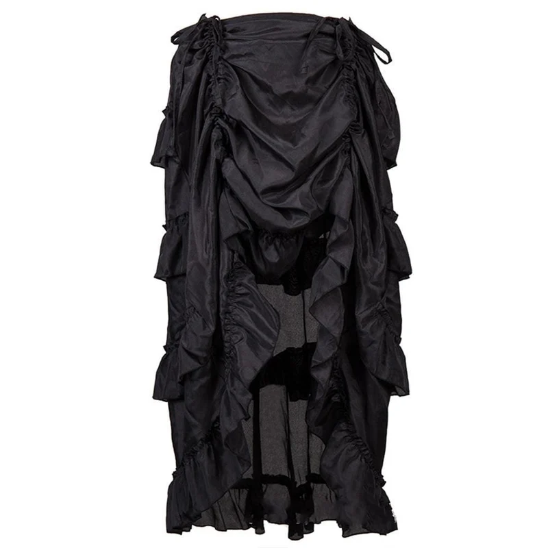 Steampunk Pure Color Rüschenröcke für Damen