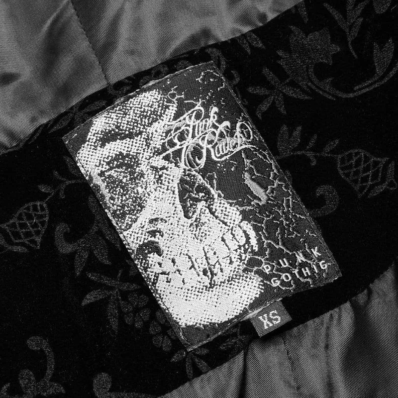 Frauen Goth Wollmantel mit Kapuze