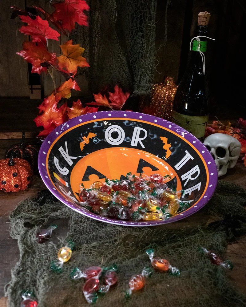 Vintage Trick or Treat Schüssel 32cm