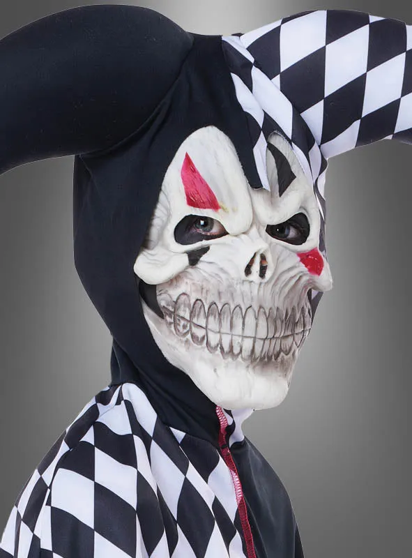 Böser Harlekin Clown Kinderkostüm